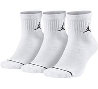 Nike U J Everyday Max Ankl 3pr, Calzini Uomo, Bianco/Bianco/Bianco/Nero, S