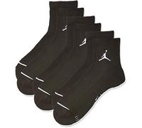 Nike U J Everyday Max ANKL 3PR Calzini, Uomo, Black/Black/Black, M