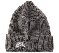 Nike U Nk Beanie Fisherman, Cappellino Unisex Adulto, Dk Grey Heather/(White), MISC