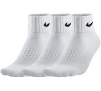 Nike U NK CUSH QT 3PR-VALUE Calze S Bianco