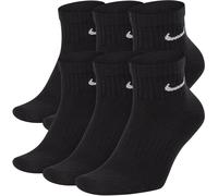 Calze da training alla caviglia Nike Everyday Cushioned (6 paia) - Nero 46-50