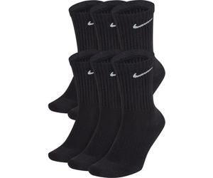 Nike U NK EVERYDAY CUSH CREW 6PR-BD Calze S Nero