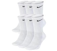NIKE Performance Cushion Crew Socks with Band (6 Pairs), Calze Imbottite ad Alte Prestazioni, 6 Paia, Fascia Unisex-Adulto, Bianco/Nero, X-Large