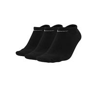 Nike U Nk Everyday LTWT NS 3Pr Calze, Unisex - Adulto, Nero, M