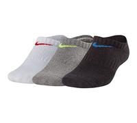 Nike U Nk Ltwt 3pr-value, Calzini alla caviglia Unisex adulto, Multicolore, 42-46 Talla produttore L confezione da 3