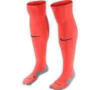 Nike U NK Matchfit OTC-Team Calze per Uomo, Arancione (Bright Crimson/Deep Garnet/Black), XS