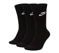 Nike U Nk NSW Evry Essential Crew, Calzini Unisex - Adulto, Black/White, M