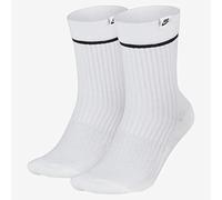 Nike U SNKR SOX ESSENTIAL CRW 2PR Calzini, Uomo, white/black/black, XL