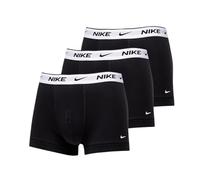 Nike Underwear Uomo Essential Boxer Briefs Pacco da 3 - vestibilità Aderente, Materiale Elasticizzato, Elevato Comfort, Black/Black/Black, S