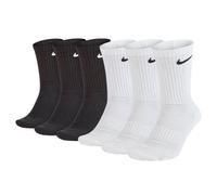 Nike Unisex 6er Pacco Calzini da Sport - Everyday, Cotone Cushioned Crew, Unita