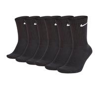 Nike Unisex 6er Pacco Calzini da Sport - Everyday, Cotone Cushioned Crew, Unita