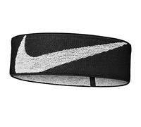 Nike Logo Knit, Fascia per Capelli Unisex Adulto, Nero/Bianco, Taglia Unica