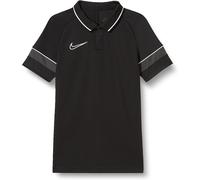 Nike Unisex Bambini Academy 21 Polo Sportivo T-Shirt Nera Taglia XS