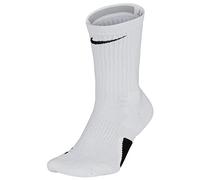 Nike Unisex Calzini U Nk Elite Crew 132, White/Black/Black, SX7622-100, L