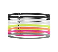 Fascia per la testa Nike Skinny 8 Pack nero bianco multicolor fluo