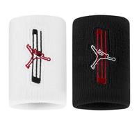 Nike Unisex Jordan Jumpman 2PK Graphic Banda sudatoria Black/White/Gym Red One Size