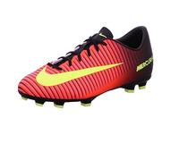 Nike Unisex Jr Mercurial Vapor XI FG - Scarpe da calcio ragazzo, Arancione (Naranja (Total Crimson /Vlt-Blk-Pnk Blst) , 37.5 EU (4.5 UK)