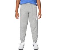 Nike Unisex Kids Full Length Pant K NSW Club FLC Jggr Hbr, Dk Grey Heather/Base Grey/White, FD2995-063, XL