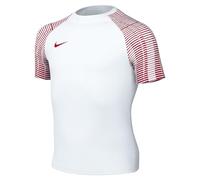 Nike Unisex Kids Soccer Jersey Y Nk DF Academy JSY SS, White/University Red/University Red, DH8369-100, XL