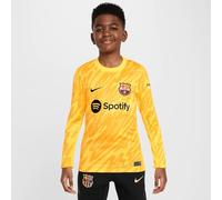 Nike Unisex Kids Top FCB Y Nk DF Stad JSY LS GK, Tour Yellow/Tour Yellow/Black, FN9161-719, L