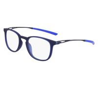 Nike Unisex NIKE 7151 410 Montature da vista Plastica Blu opaco Squadrata