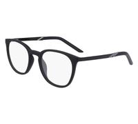 Nike Unisex NIKE 7257 001 Montature da vista Plastica Nero-opaco Rotonda