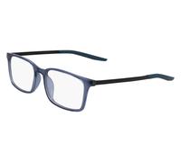 Nike Unisex NIKE 7282 412 Montature da vista Plastica Blu Squadrata