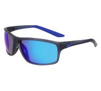 Nike Unisex NIKE ADRENALINE 22 M DV2155 021 Occhiali da sole Plastica Grigio Blu Squadrata Specchiate
