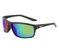 Nike Unisex NIKE ADRENALINE 22 M DV2155 355 Occhiali da sole Plastica Verde Verde Squadrata Specchiate Fotocromatiche