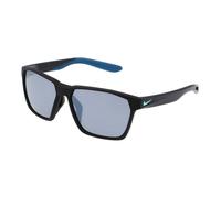 Nike Unisex NIKE MAVERICK S DJ0790 010 Occhiali da sole Plastica Nero Argento Squadrata Flash