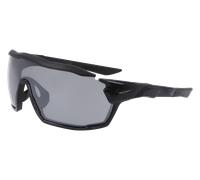 Nike Unisex Nike NIKE SHOW X RUSH DZ7368 060 Occhiali da sole Bio-iniettato Grigio Grigio Maschera Normale Fotocromatiche