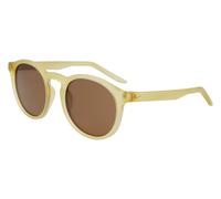 Nike Unisex NIKE SWERVE P FD1850 783 Occhiali da sole Plastica Oro opaco Marrone Rotonda Polarizzata