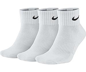 Nike Unisex Performance Cushion Quarter Training Socks (3 Pair)