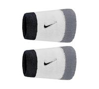Nike Unisex Swoosh Classic Doublewide 2Pk Banda sudatoria White/Cool Grey/Black One Size