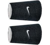 Coppia di Polsini Reversibili Tennis Padel Nike Swoosh Doublewide Nero