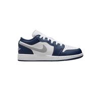 Nike Uomini Air Jordan 1 Basso (Gs) Scarpe Da Corsa, BIANCO/LUPO GRIGIO-MARINO NOTTE, 4 UK (4.5 US)