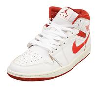 Nike Air Jordan 1 Mid Se Uomo White Red Formatori - 44.5 EU