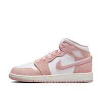Nike Sneaker Air Jordan 1 Mid SE da uomo, Bianco/Legend Pink-vela, 49.5 EU