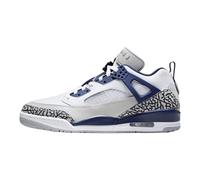 Nike Uomini Jordan Spizike Basso Scarpe, Bianco/Grigio neutro/Antracite/Blu notte, 43 EU
