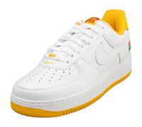 Nike Uomo Air Force 1'07 Scarpe Da Pallacanestro, Bianco Bianco Università Oro, 42.5 EU
