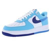 Nike Uomo Air Force 1'07 Scarpe Da Pallacanestro, Bianco/Blu foto, 46 EU