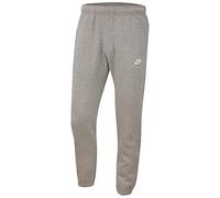 Nike Uomo M NSW CLUB PANT CF BB Pantaloni , Dk Grey Heather/Matte Silver/White, S
