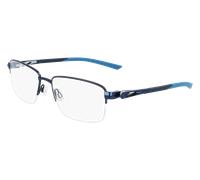 Nike Uomo NIKE 8141 410 Montature da vista Metallo Blu Squadrata Fotocromatiche