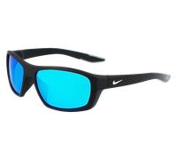 Nike Brazen Boost M FJ1978 NKFJ1978 011 Matte Black Grey Blue Sunglasses Polycarbonate, Standard, 57 Occhiali, Unisex-Adulto