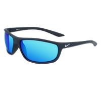 Nike Uomo Nike NIKE RABID M N IU3367X 451 Occhiali da sole Plastica Nero Blu Squadrata Normale Specchiato
