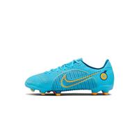 Nike Vapor 14 Academy Fg/Mg, Scarpe da calcio Unisex - Bambini, Blu Cloro/Arancio Laser-Mar, 27.5 EU