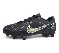 Nike Vapor 14 Academy Fg/MG, Scarpe da Calcio Unisex - Bambini e Ragazzi, Nero/Metallizzato Oro-Metallizzato S, 37.5 EU