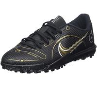 Nike Vapor 14 Academy Tf, Scarpe da Calcio, Black/Metallic Gold-Metallic S, 35.5 EU