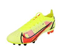 NIKE Vapor 14 Elite Scarpe da Calcio Volt/Bright Crimson-Black 11,5