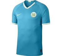 Nike Vflw M Nk BRT Stad JSY SS AW T-Shirt Calcio, Uomo, Chlorine Blue/(White) (No Sponsor), M